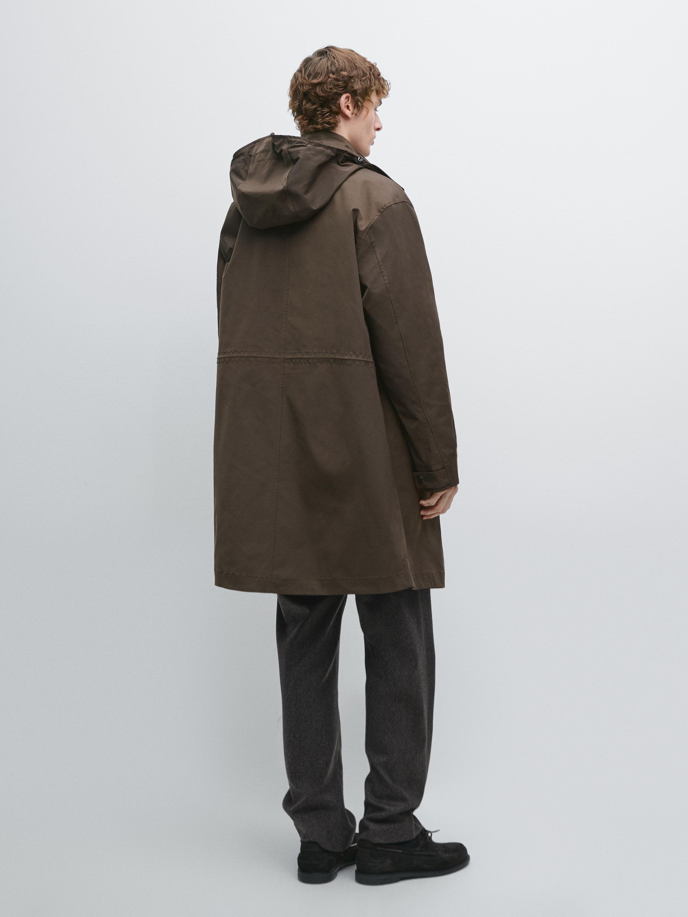 Parka longue technique intérieur amovible